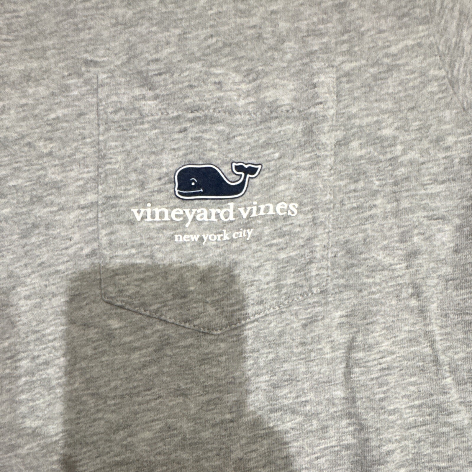 Vineyard Vines Men's Gray Pocket T-Shirt NYC Empire State Building S Cotton gallery