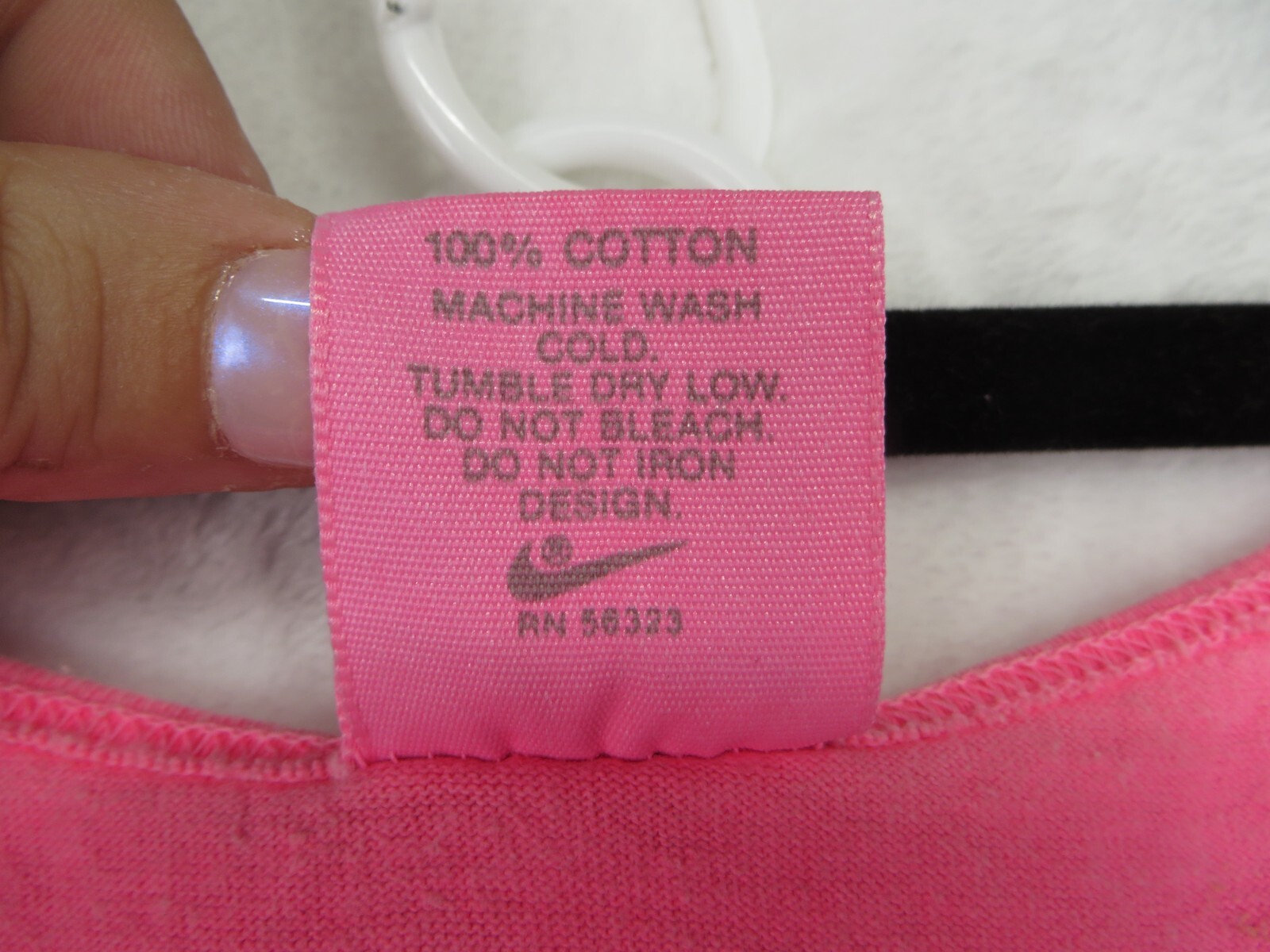 Vintage Nike Aqua Sock Tank Top Mens XL Neon Pink Single Stitch 90s USA gallery