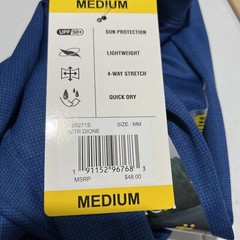 Zeroxposur Sun Protection UPF 50+ Short Sleeve Shirt Sz M