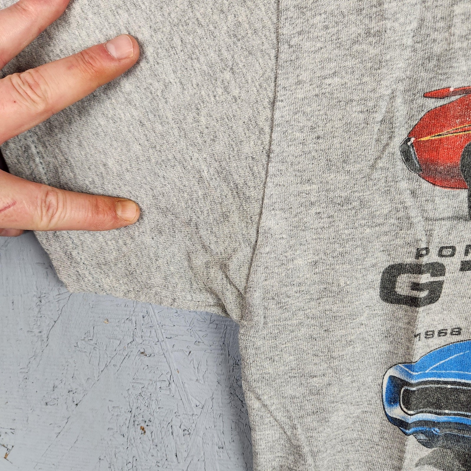 Vintage Pontiac GTO Classics Shirt Mens Medium Gray Muscle Car 60s 70s Graphic gallery