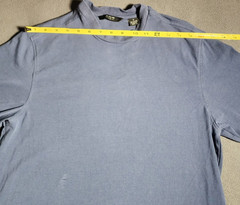 Axis LA T-Shirt Men Small Blue Short Sleeve Outdoor Round Neck Pull On