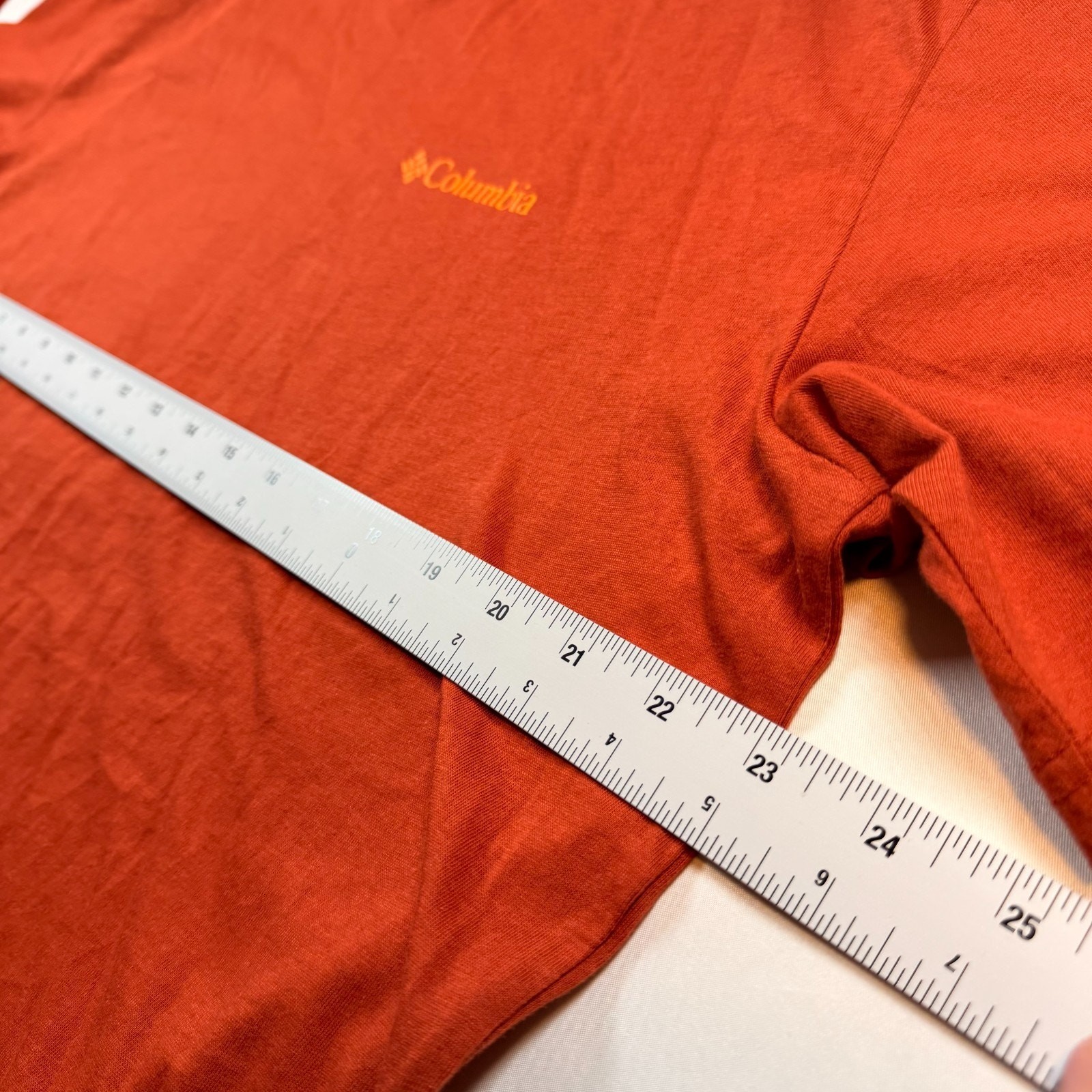 NWT Columbia Mens Burnt Orange Sportswear Logo Short Sleeve T Shirt Size XL gallery