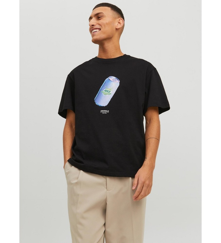 Jack & Jones Jordimensional “Juice” Shortsleeve Black Tee Mens Size XL NWT