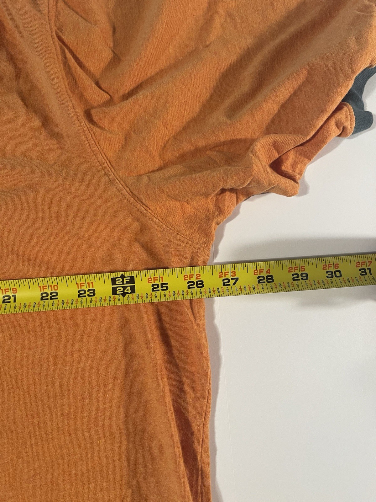 Vintage Marithe Francois Girbaud T Shirt Spellout EMBROIDERED ORANGE XL gallery
