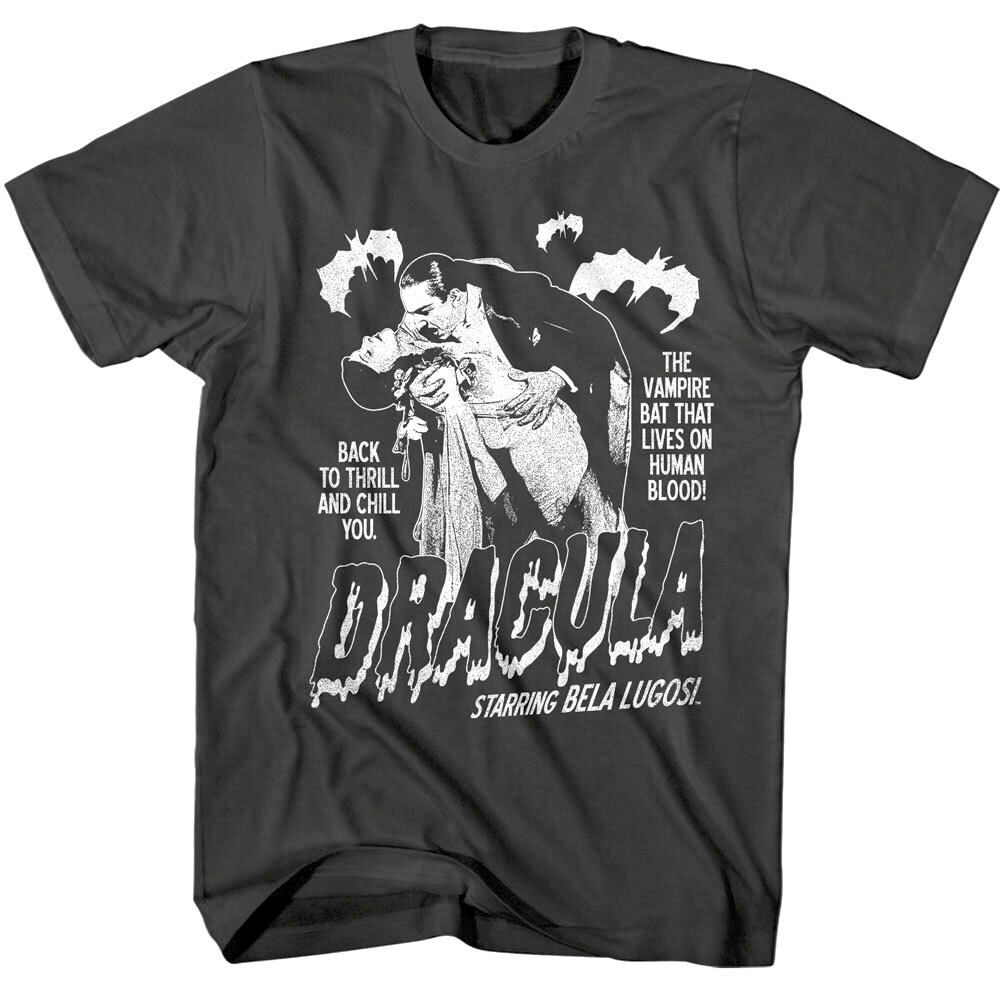 Bela Lugosi Dracula Vampire Bat that Lives on Human Blood Men's T Shirt Vintage gallery