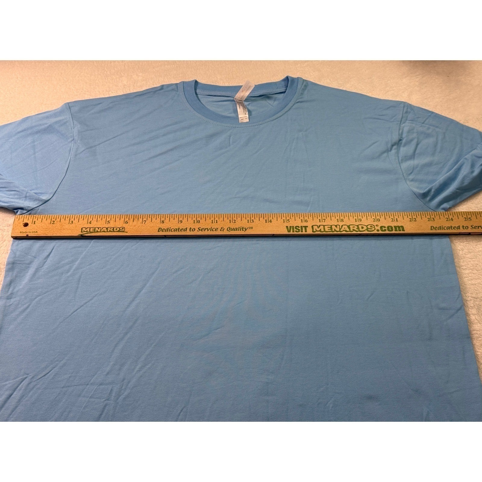 Royal Avalon Mens XL Bamboo Cotton UPF 50+ Sun Protection T-Shirt Sky Blue gallery