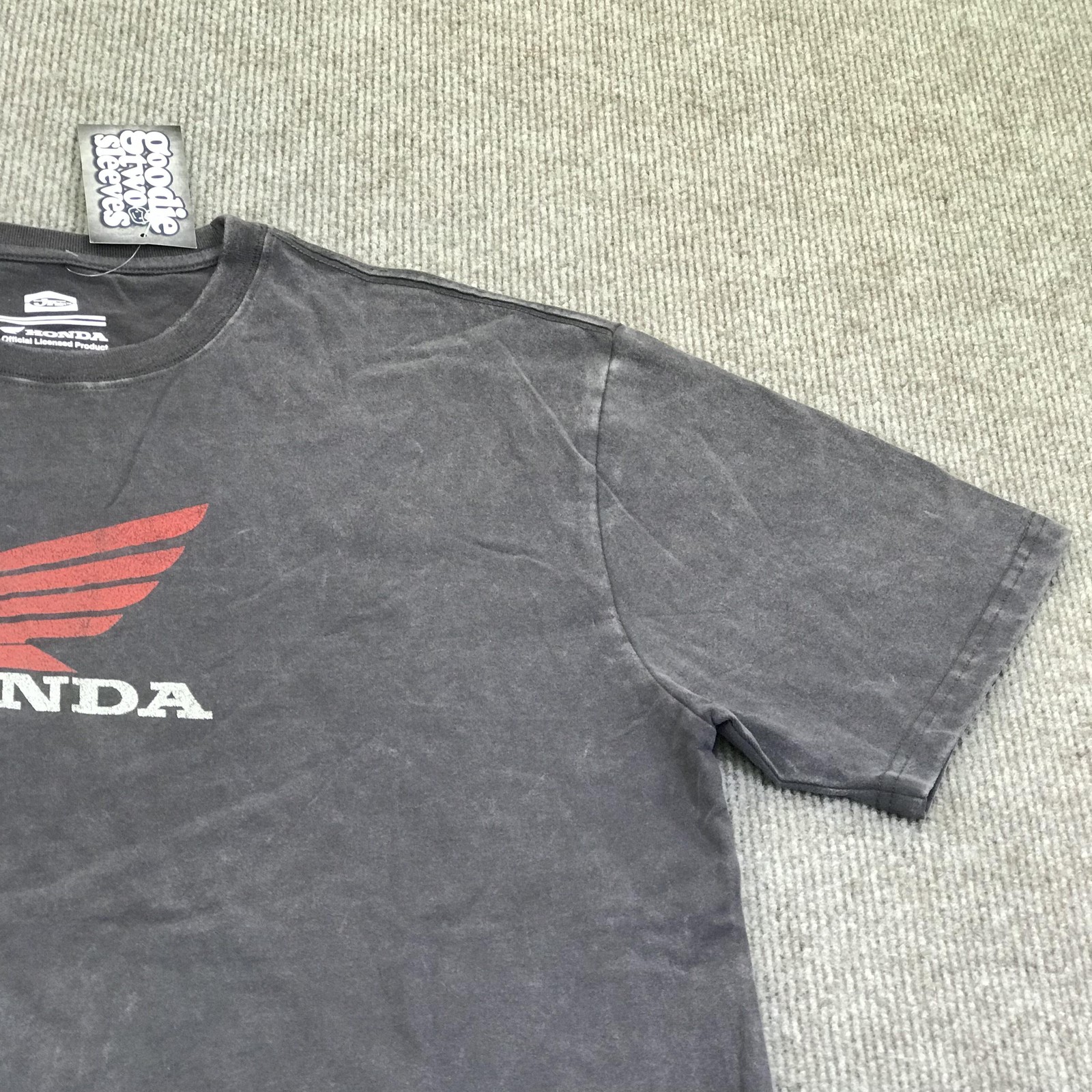 Goodie Two Sleeves Shirt Mens Medium Black Honda Motocross Graphic Tee Tagless gallery