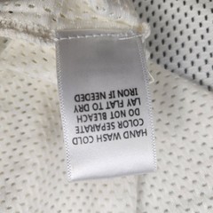 Le Lis White Mesh V-Neck Jersey Graphic 98 Top IT3716 Mens Large NEW