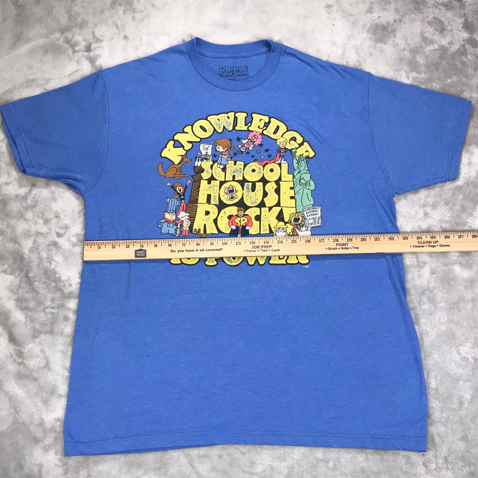 School House Rock Classic Vintage TV Commercials Ripple Junction XL T-Shirt gallery