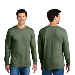 Men’s Gildan Premium Softstyle CVC Long Sleeve Tee Heavy Plain Casual 64440CVC