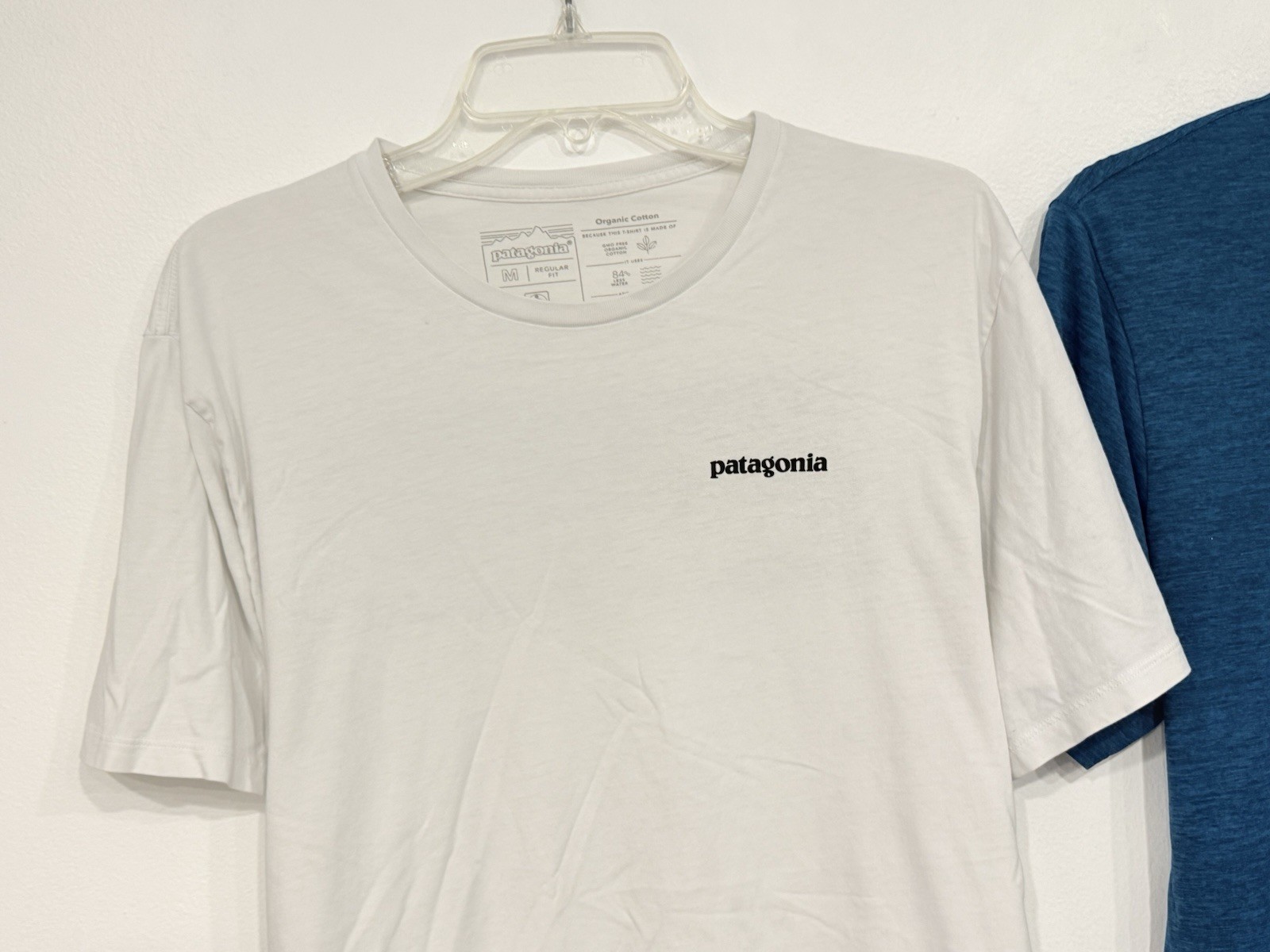 Lot 2 Patagonia Men's Shirt Size Medium Capilene Cool P-6 Logo Organic T-Shirt gallery