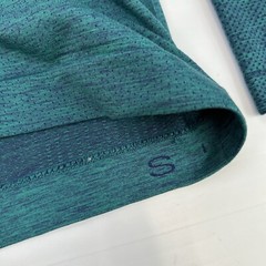 Lululemon Shirt Men Small Heather Teal Long Sleeve Train Work Party Run Gym Ex