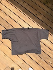 Yeezy Gap No Seam Oversized Double Layer T-shirt Black Small