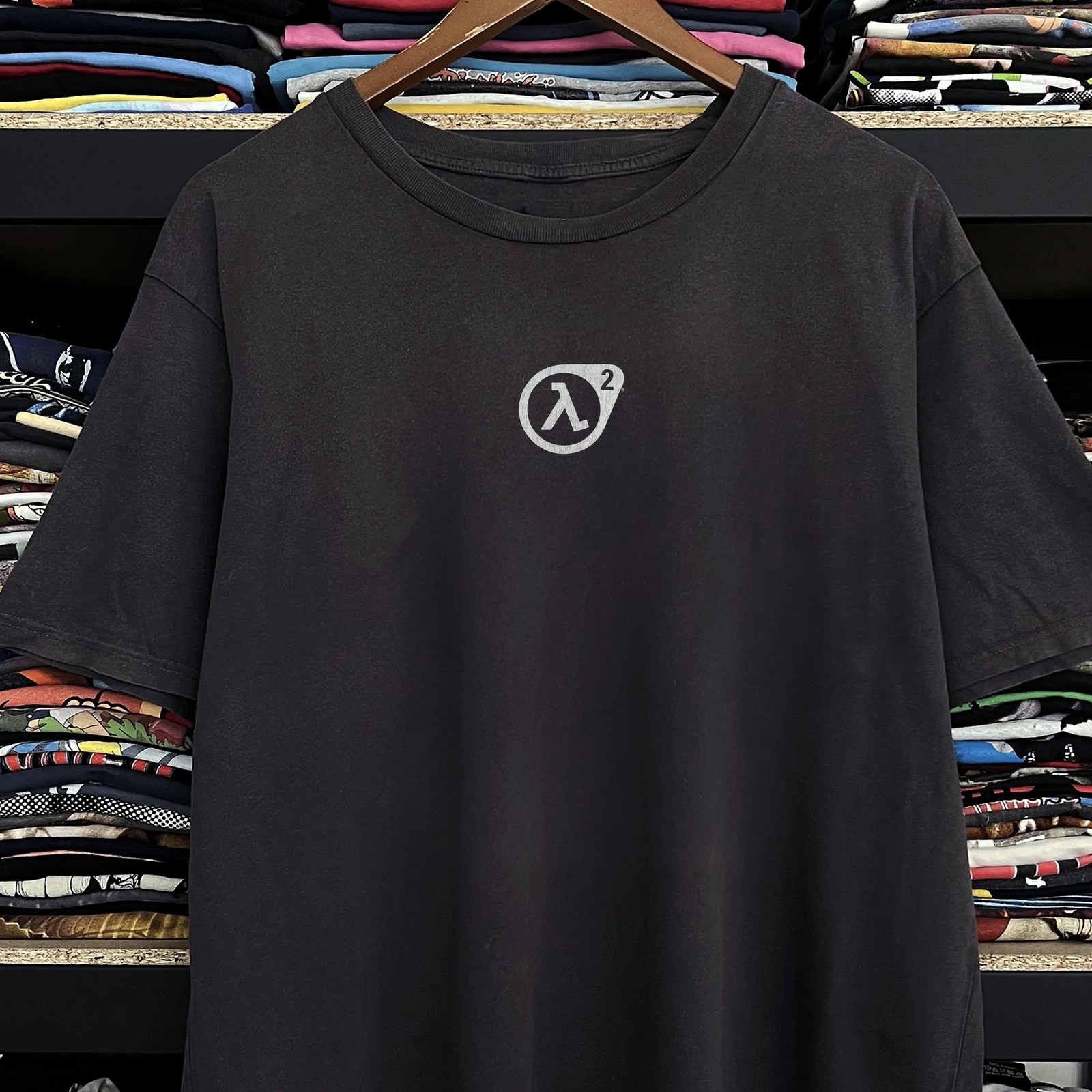 Half Life 2 Washed T-Shirt Black M