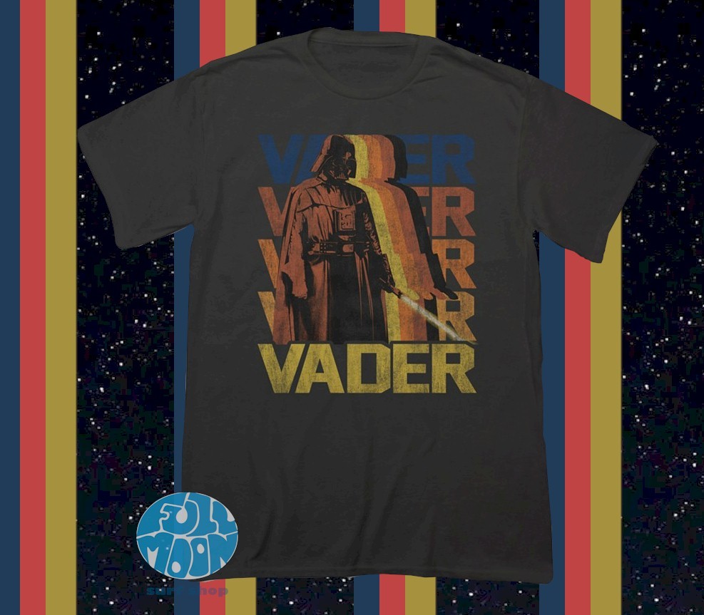 New Star Wars Darth Vader Another Face Classic Retro Vintage T-Shirt