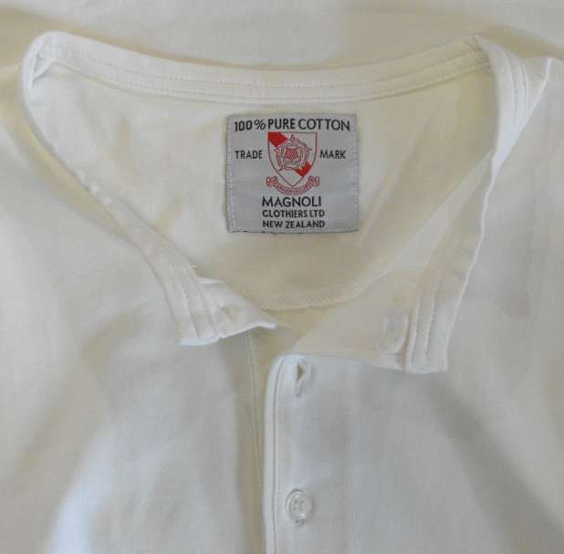 DRIVE Ryan Gosling Vintage Style HENLEY Ivory T Shirt by Magnoli Clothiers gallery