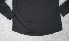 Weatherproof Mens Medium Base Layer Black Long Sleeve Top Layering Outdoors