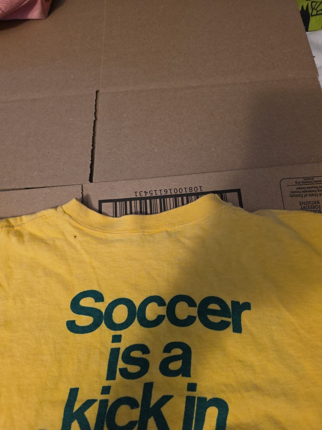 Vtg Rowdies Soccer Is A Kick In The Grass Men's M, See Pics!! gallery