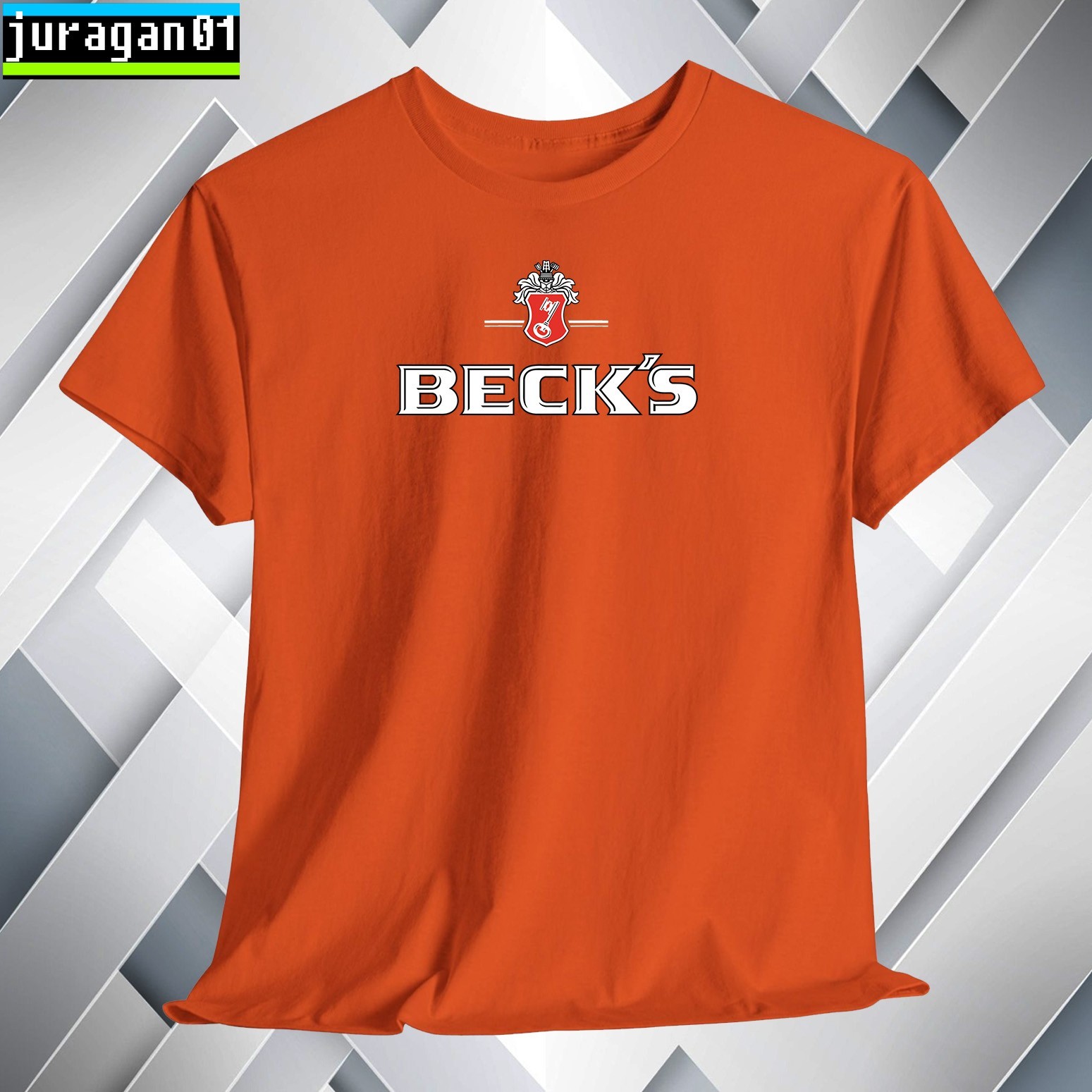 Beck's Brewery German Beer T-Shirt Logo Many Colors Size S to 5XL Made in USA gallery