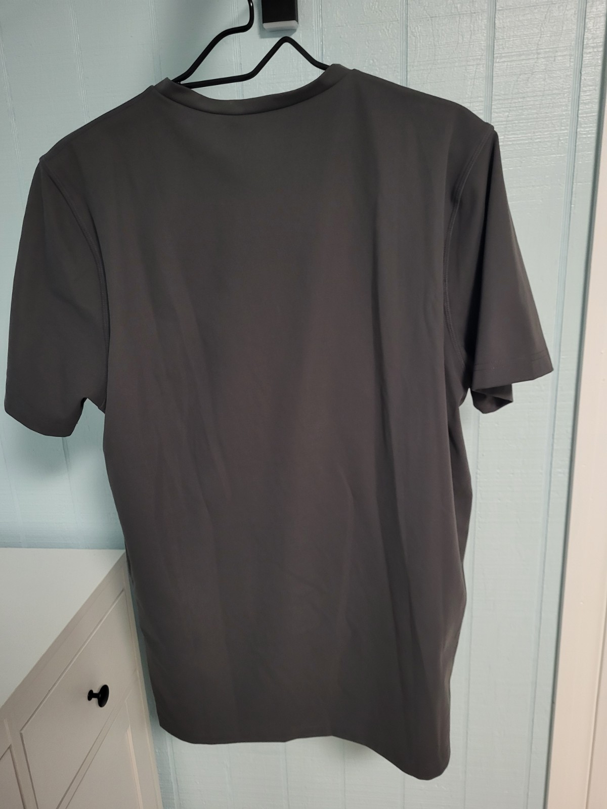 LALABU Dad Shirt Mens Size Large Gray Baby Carrier Soothing Kangaroo Pocket gallery
