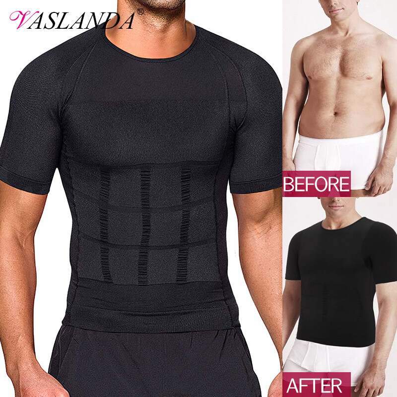Men Fajas Para Hombres Faja Reductora De Hombres Body Abdomen Control Tee Shaper gallery