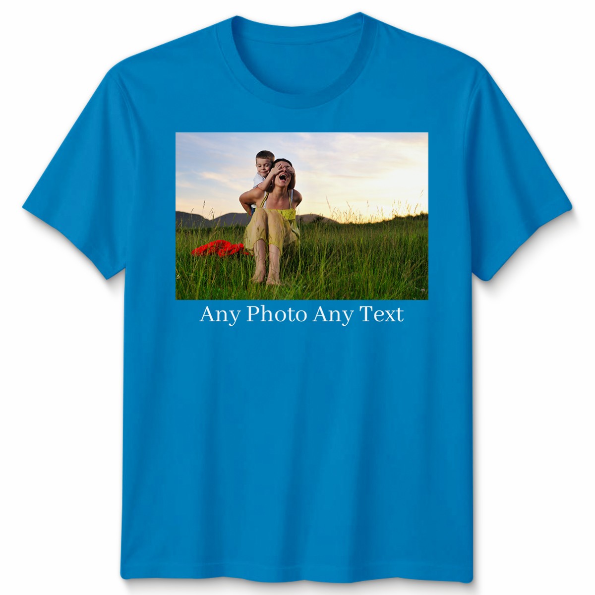 Personalised Unisex Stag T Shirt Custom Image Picture Photo Text Customised Tee gallery