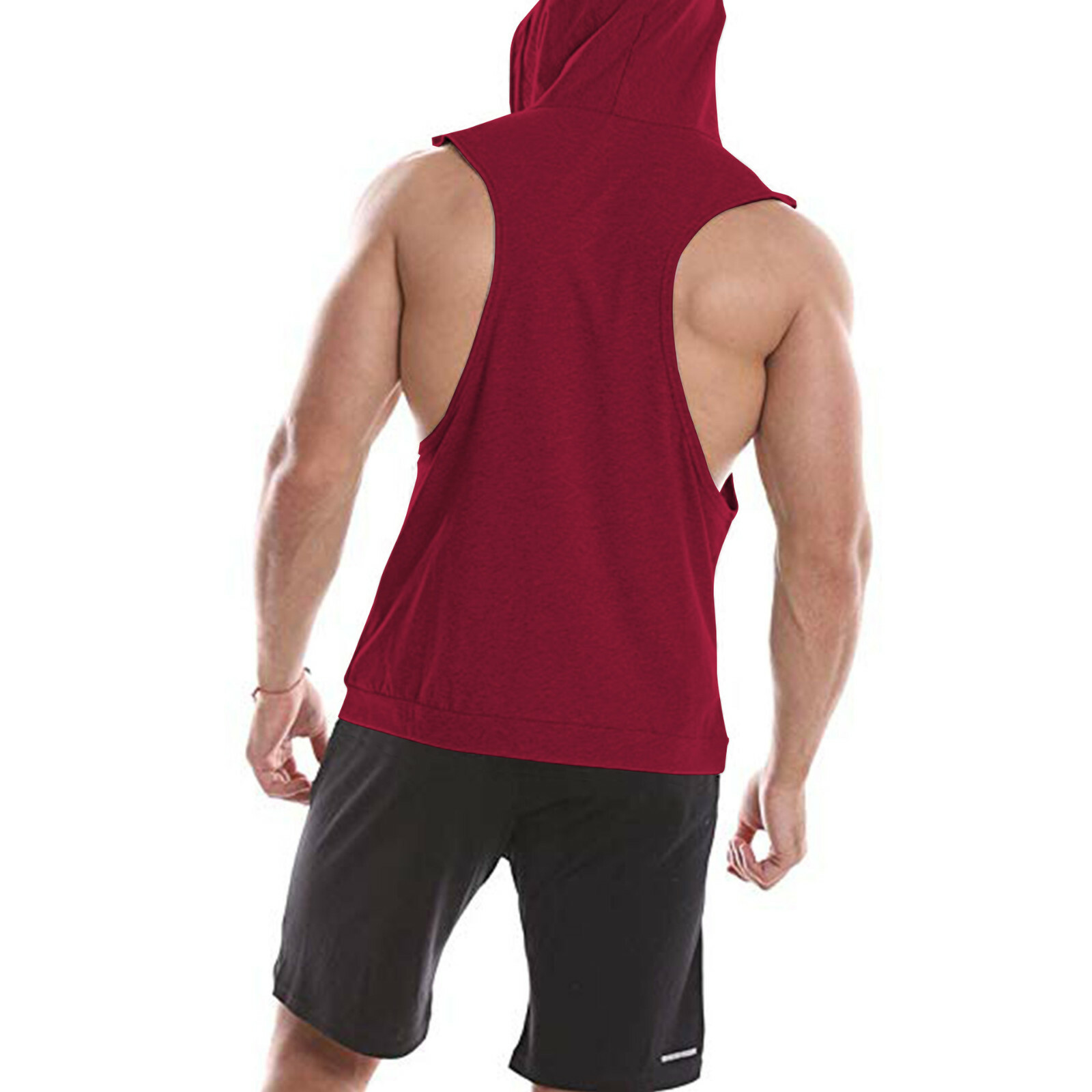 Men ANIMAL Gym Hooded Tank Top Vest Sportswear Sleeveless Shirt Hoodie Tank top gallery