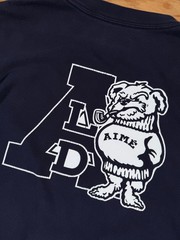 Aime Leon Dore 2022 Collegiate Buddy University Dog Print Long Sleeve Shirt M