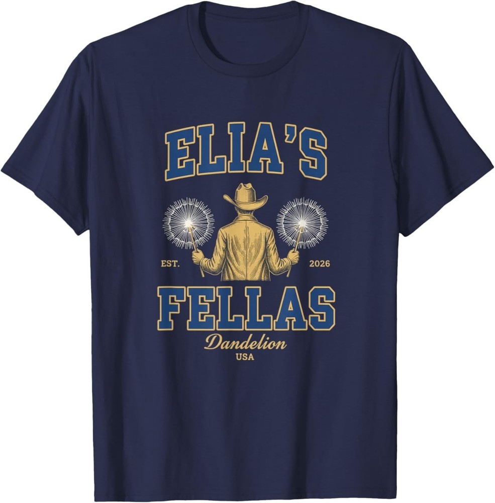 Elia’s Fellas Dandelion USA Funny Western Fella T-Shirt