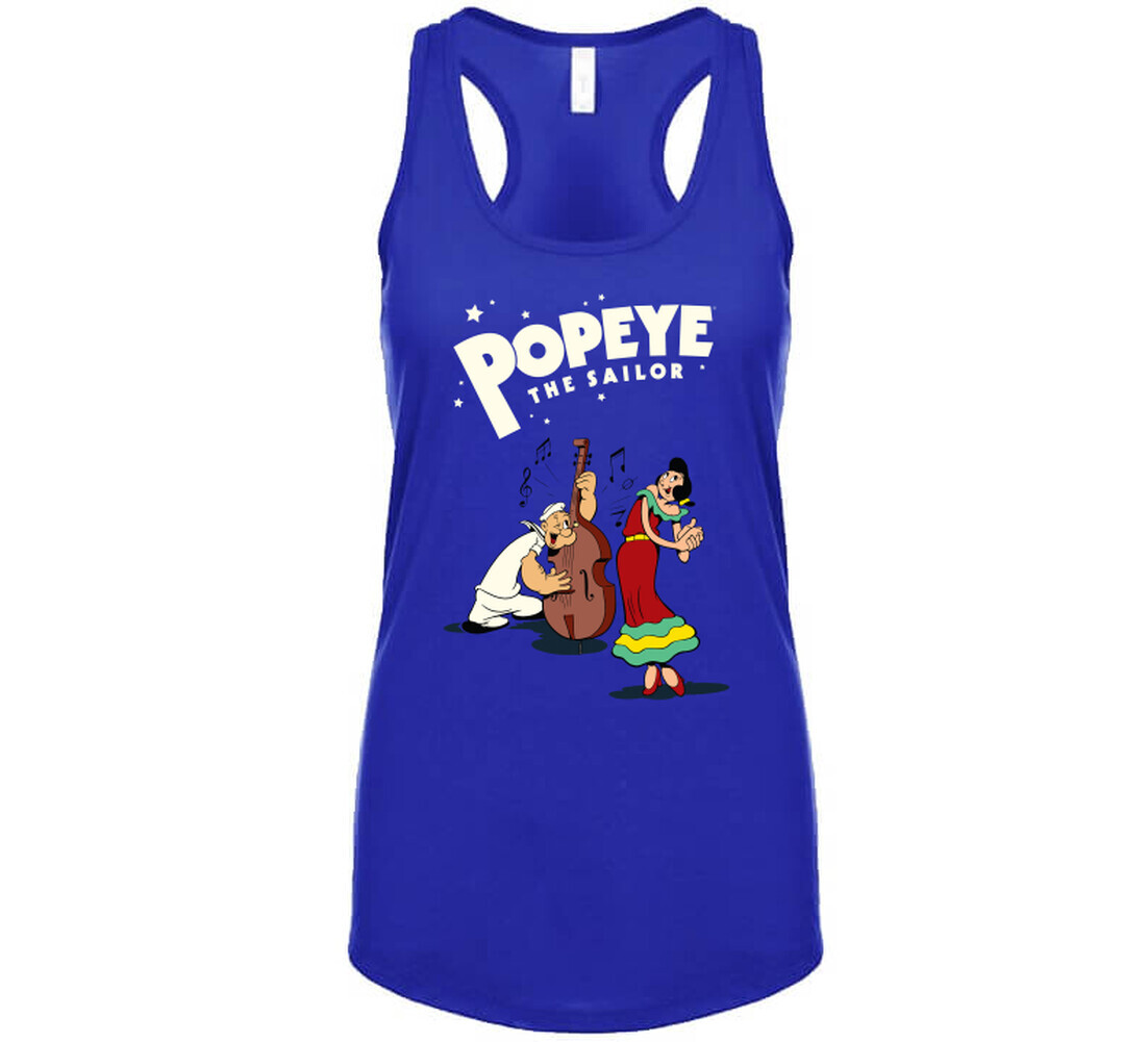 Popeye The Sailor And Olive Oyl Cartoon Characters T Shirt gallery