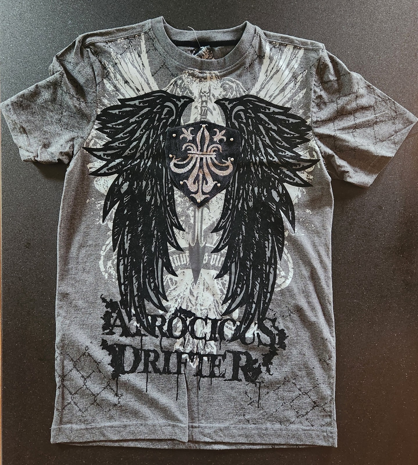 RawBlue Atrocious Drifter Doublesided Textured T-Shirt Size M New Without Tags gallery