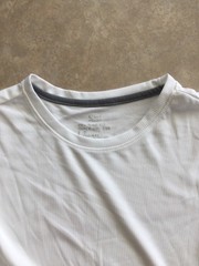 Athletic Works Mens DriWorks Performance T-Shirt White Short Sleeve Size L 42-44