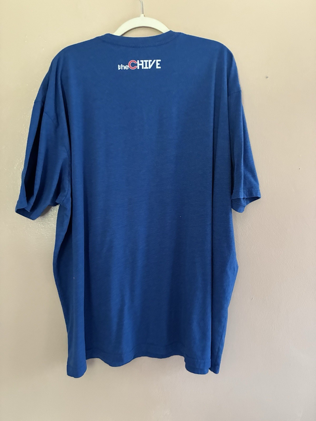 Chive Tees Men's Blue Graphic Logo Crew Neck T-Shirt Size 3XL Short Sleeve. gallery