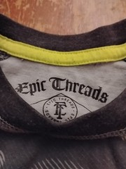 Epic Threads Sz.Lg (Youth) Grey Camo Long Sleeve T-Shirt