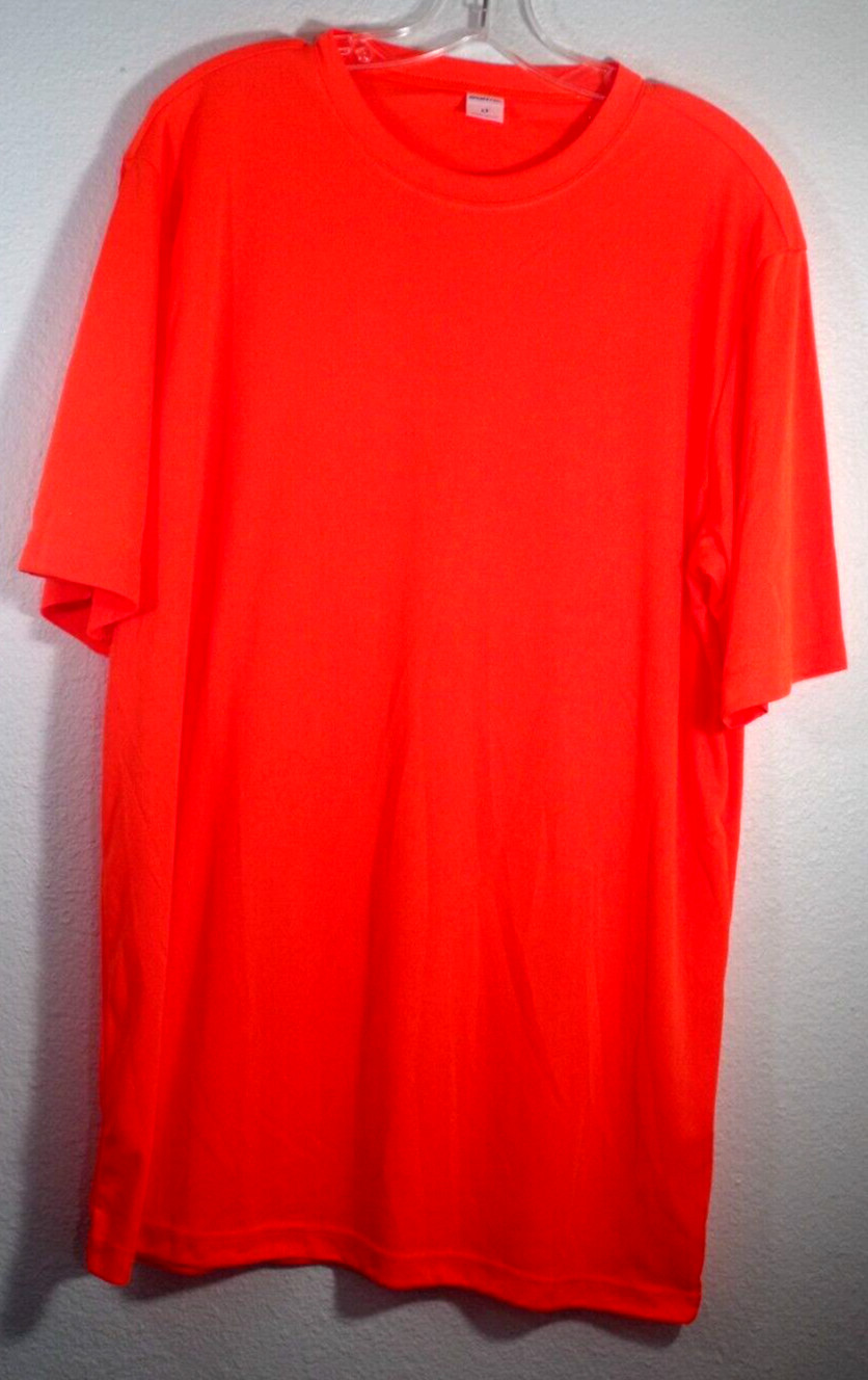 Sport-Tek TST350 Mens Short Sleeve Dri-Fit Large Tall Peformance Orange T-Shirt gallery