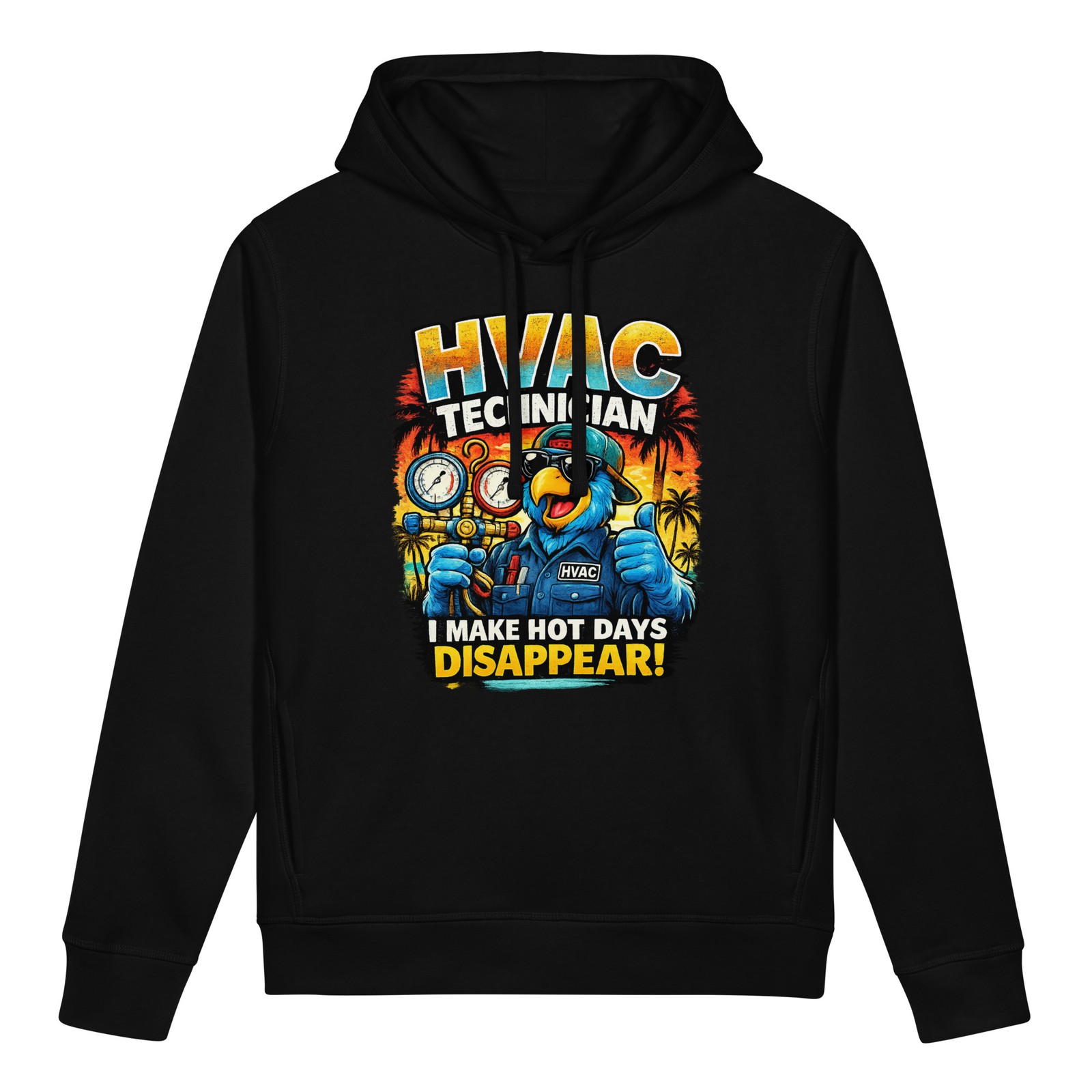 Funny HVAC Technician Hoodie I Make Hot Days Disappear Gift for HVAC Worker gallery