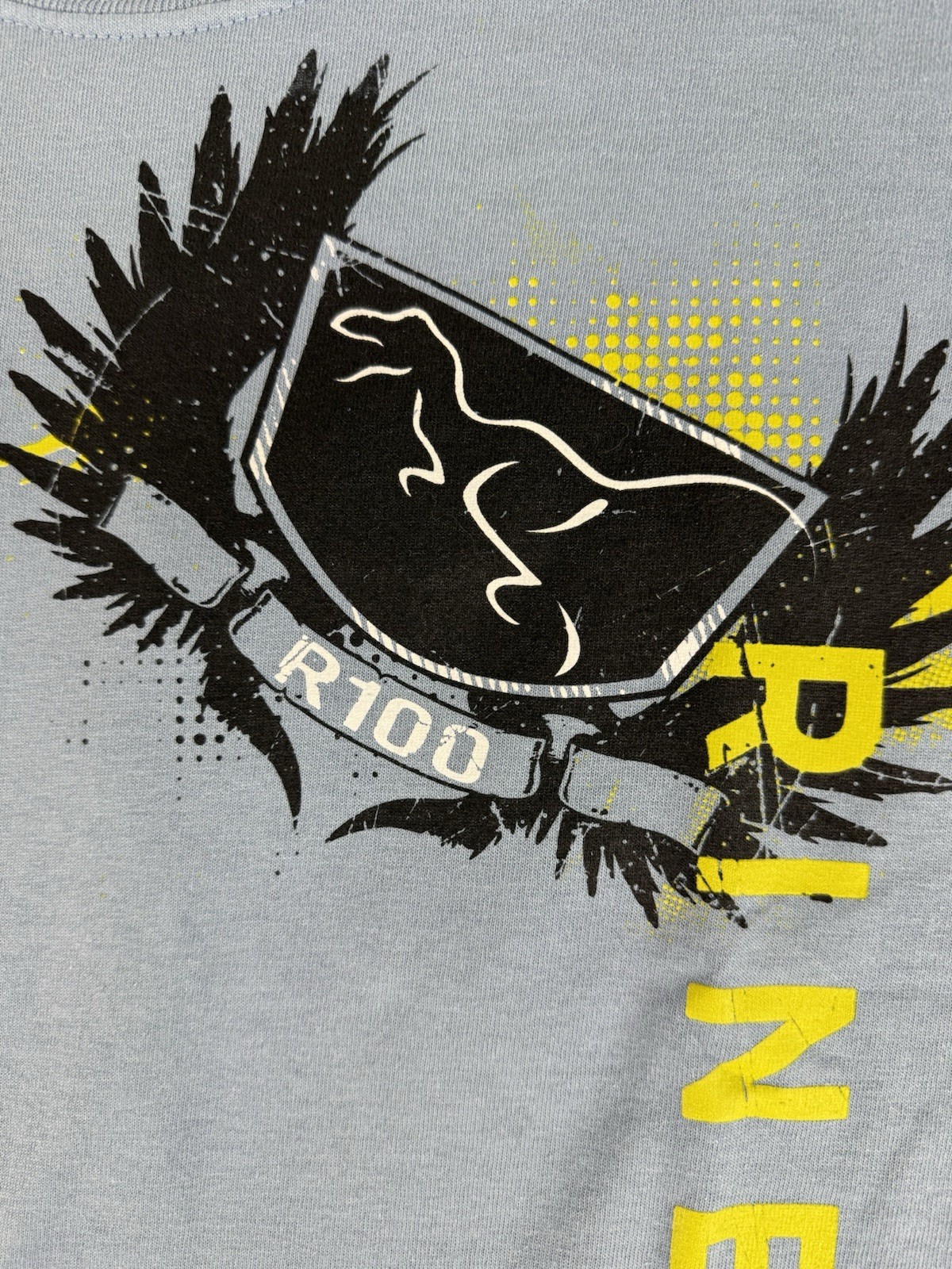 Rinehart R100 T Shirt Mens 2XL Archery Hunting Velociraptor Dinosaur gallery
