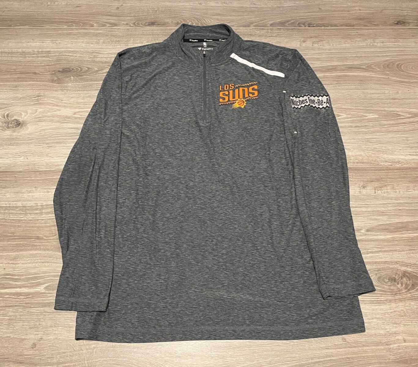 FANATICS LOS SUNS NOCHES Phoenix Suns NBA 1/4 Zip Pullover Jacket Men’s 2XLT