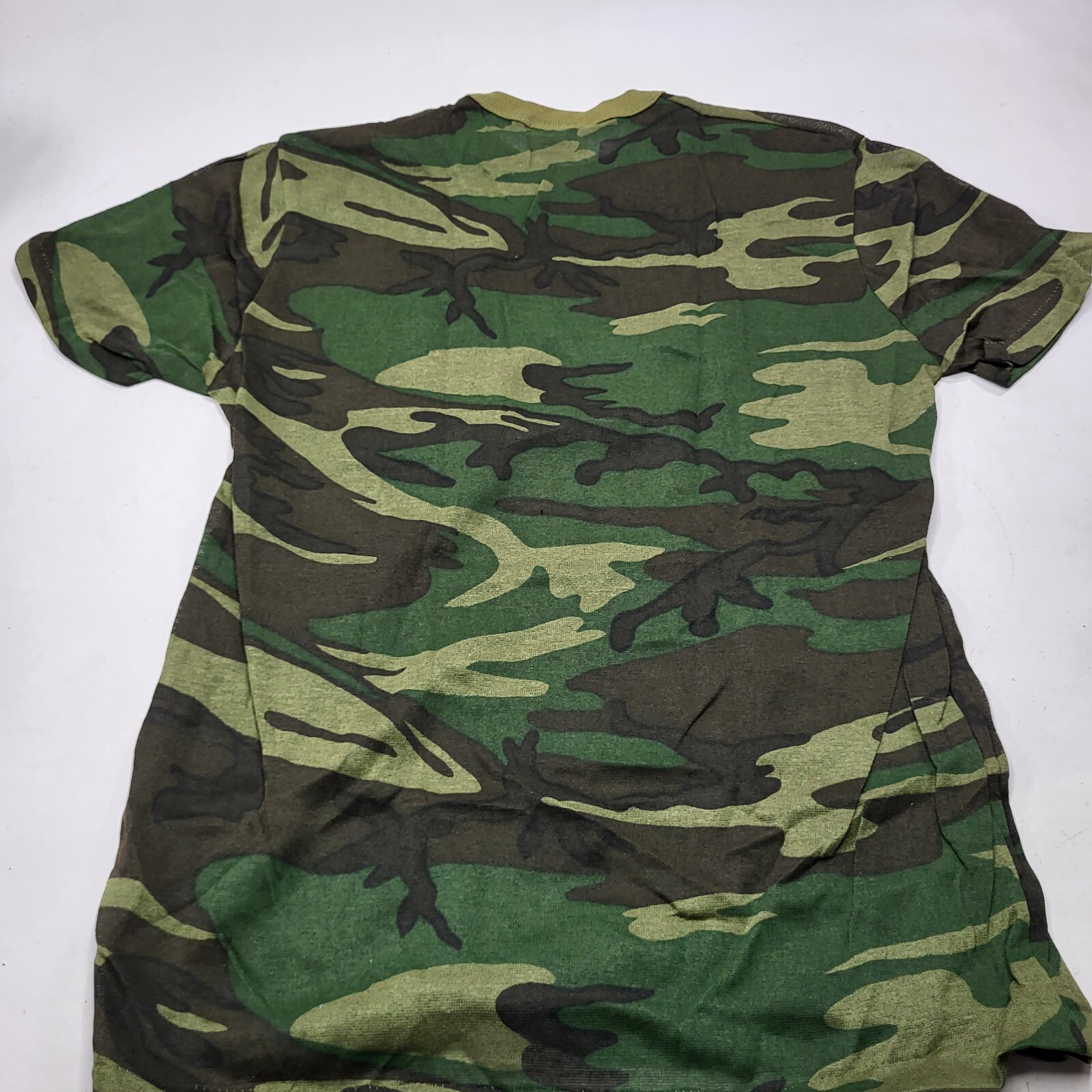 Vintage Sportsman's Choice Single Stich Woodland Camo T-Shirt Size Medium gallery
