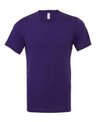 Bella + Canvas 3001C Small Team Purple Cotton Jersey Tee Unisex Tshirt