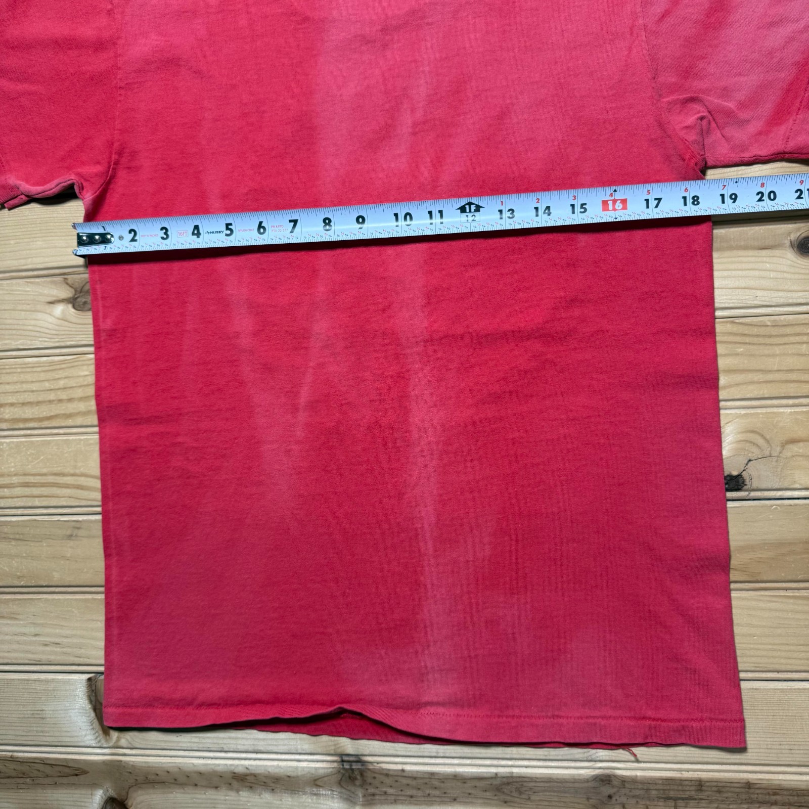 Vintage 80s WHOA Stop Sign Funny Slogan Humorous Graphic T-Shirt USA - Medium gallery