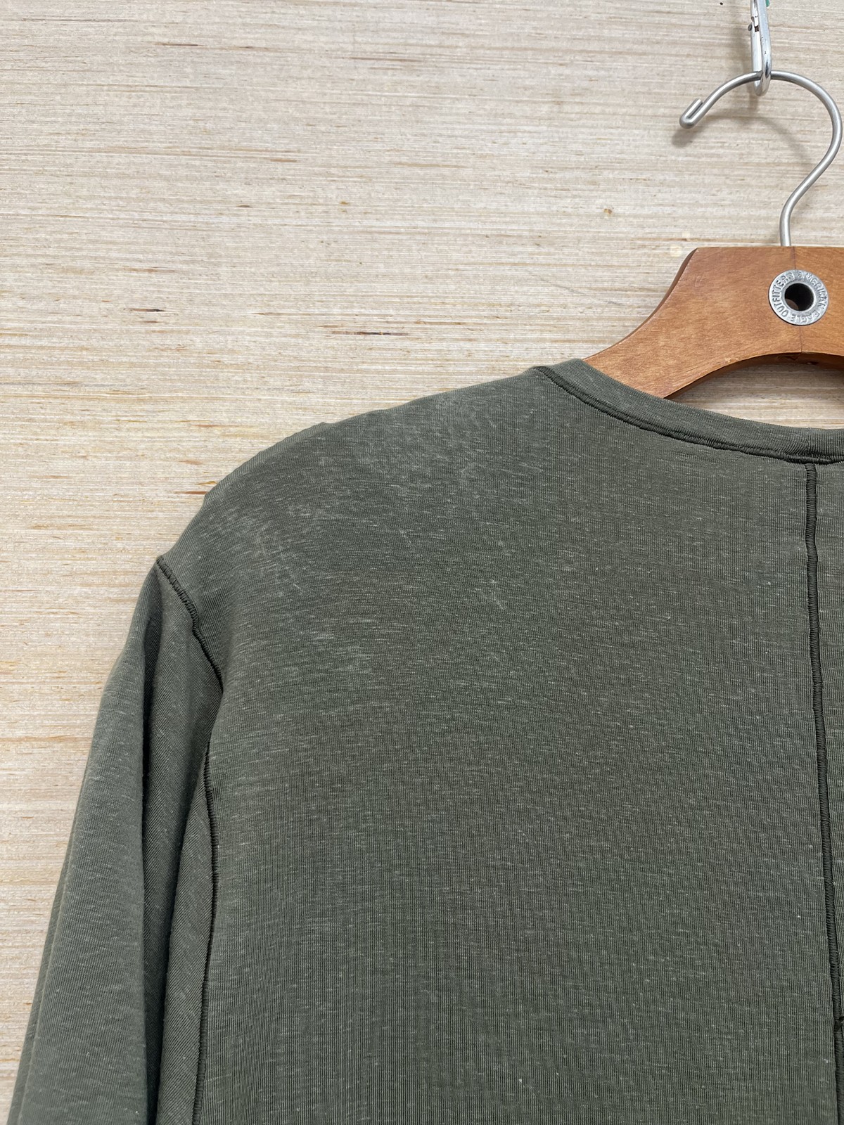 Lululemon Shirt Mens Medium Green Utility Pocket Zipper Tee Athletic Casual gallery