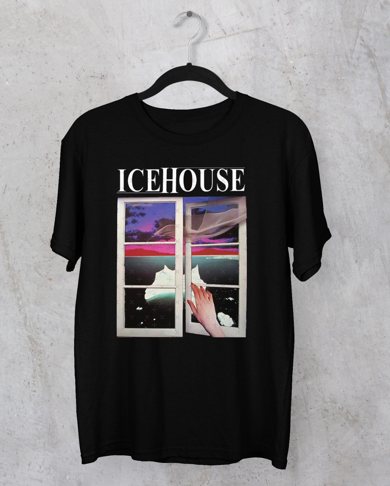 NEW Icehouse band tour T-shirt BLACK Unisex tee All sizes S-5Xl 2F538