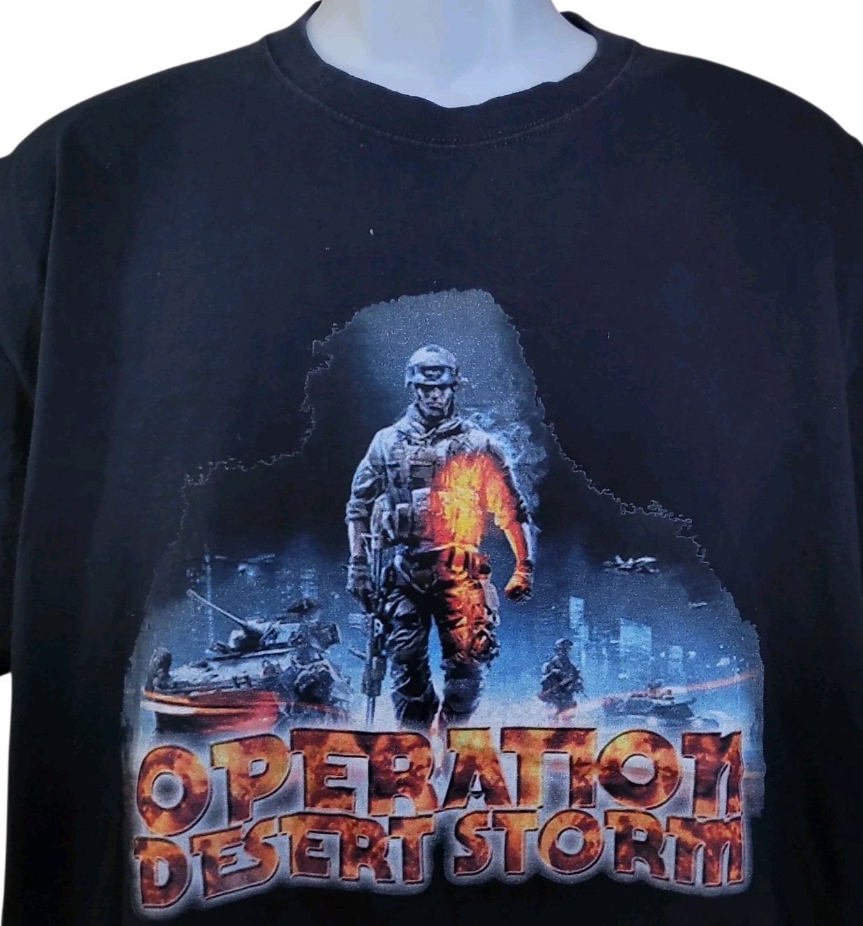 Operation Desert Storm Vintage Fruit Of The Loom Mens XL T-Shirt gallery