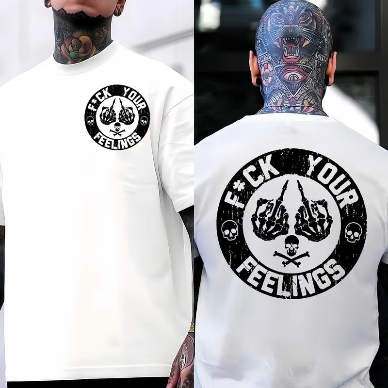 Your Feelings Skull Tee - Bold Statement Graphic T-shirt gallery