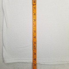 Hanes Men’s White Basic V-Neck T-Shirt Slim Fit Comfort Blend Size Medium Casual