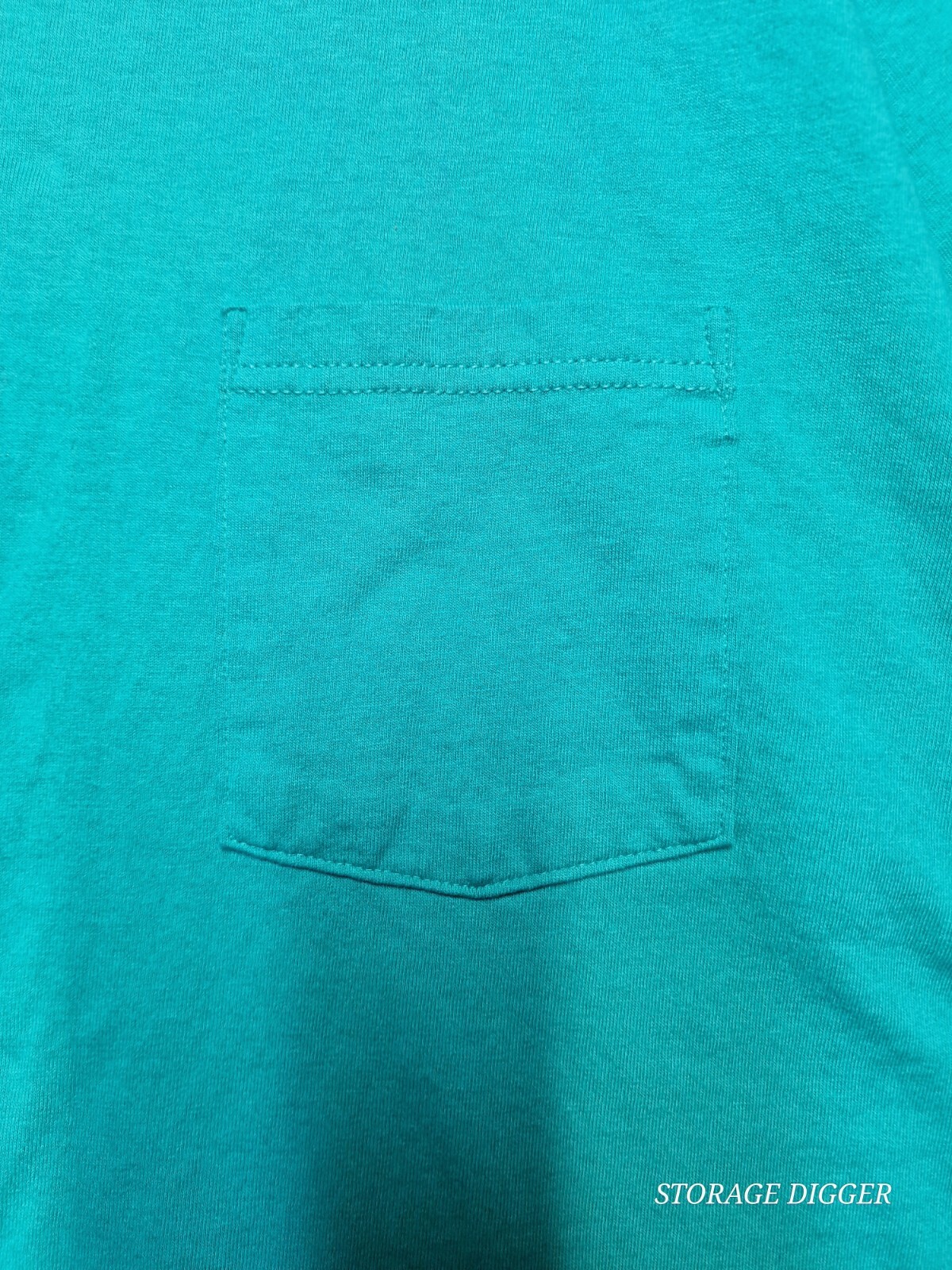 Brisco Apparel Men's Green T-Shirt 100% Cotton Plain Pocket Blank Casual Size L gallery