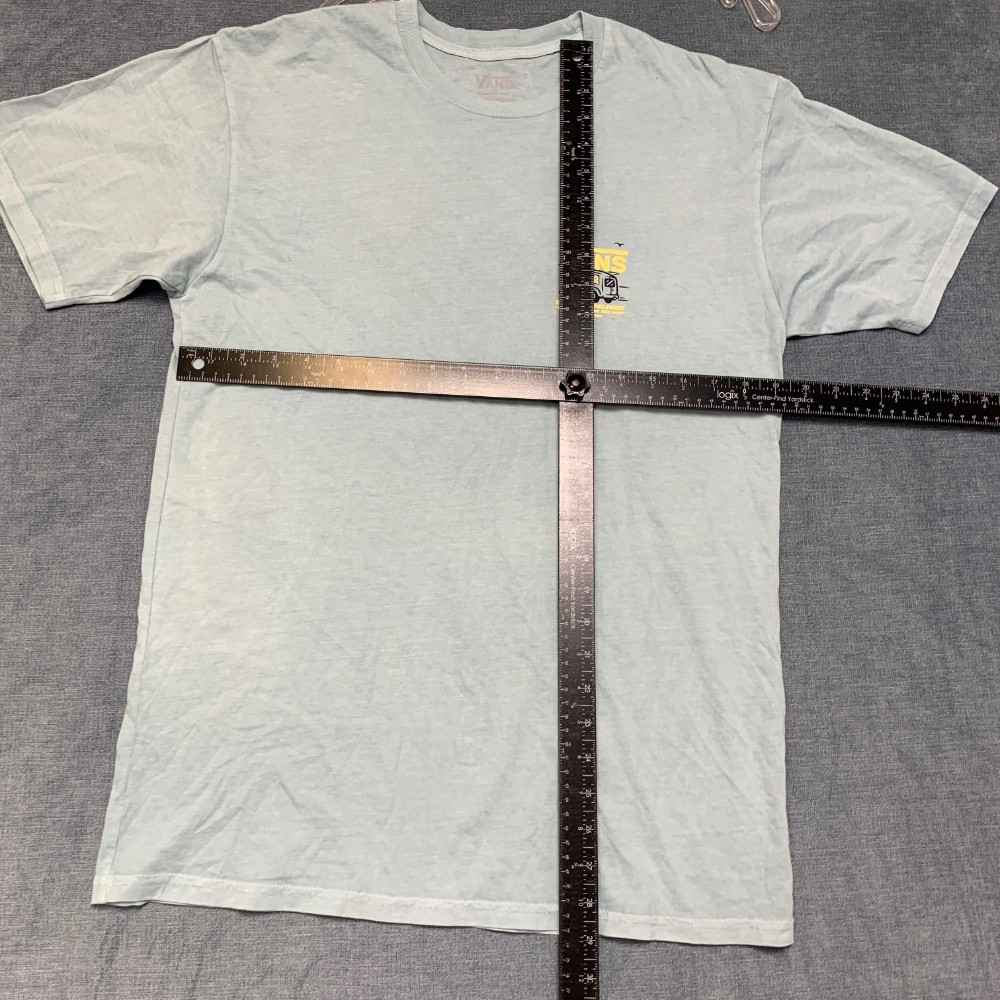 Vans Dual Palm Delivery Service T Shirt Mens Medium Gray Crew Neck Classic Fit gallery