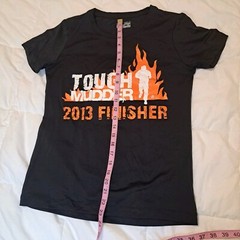 Under Armour Tough Mudder 2013 Finisher Heat Gear Black Size Small Semi Fitted