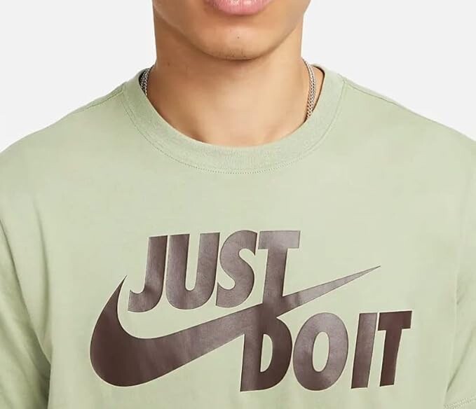 Nike Men Sportswear Tee "Just Do It" Swoosh Tee Green, XL. $19.99 Free Shipping gallery